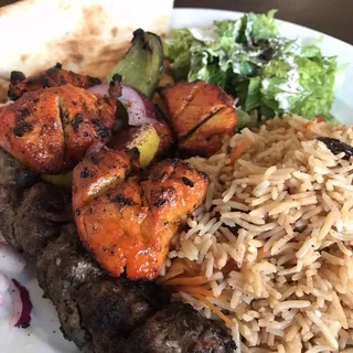 Kofta & Chicken Kabob Combo