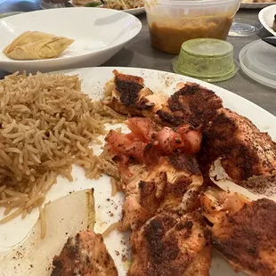 Grilled Salmon Chickpea Curry