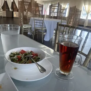 Afghan Afghani Salad (Salata) and Chai(Black Tea)