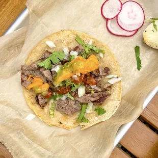 Carne Pork Asada Tacos