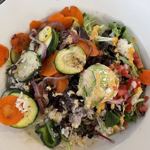 Lunch Maiz Cocina Bowl with veggies