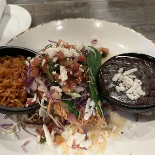 Crispy Tinga Chicken Tacos