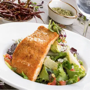 Candied Salmon Salad