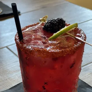 Blackberry tequila