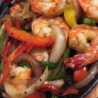 Shrimp Fajitas for One