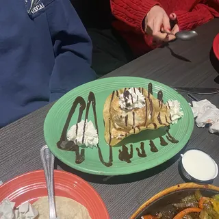 Churro Fried Ice Cream Sundae