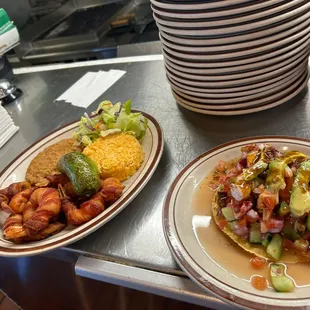 Camarones Momia &amp; a Tostada de Camaron!