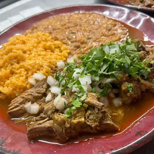 Birria Combo Plate