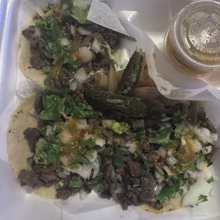 Carne asada tacos (3)