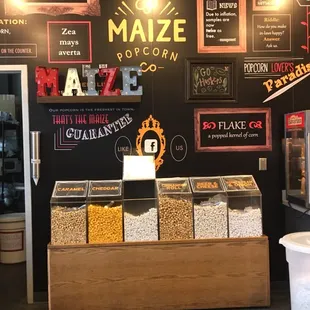 Cute decor and yummy flavor options