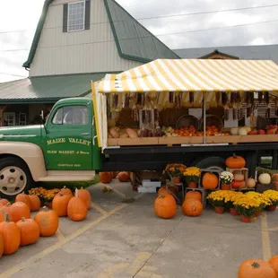 Display outside the winery