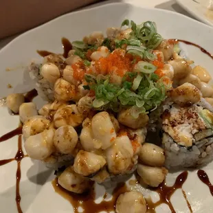 Baked Scallop Roll