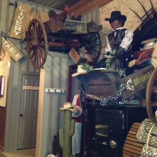 a man in a cowboy outfit