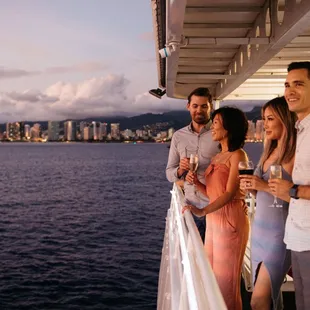 Sip on a cocktail as the sun goes down