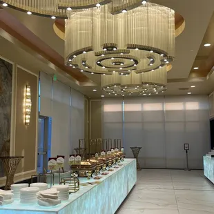 Catering setup
