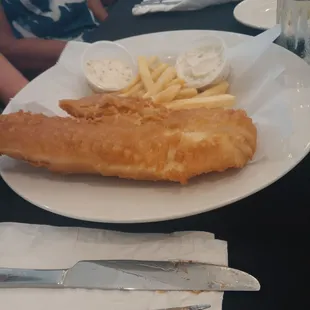 fish and chips, food, seafood, fish