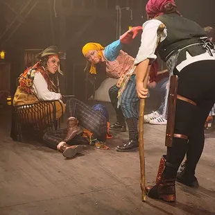 Long Jane Silver and her cronies