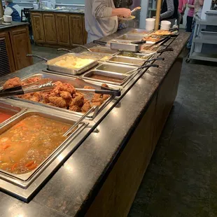 Food bar looks good.