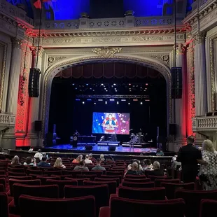 The beautiful stage at the Majestic!