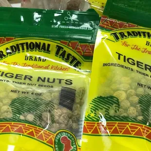 Tiger nuts and other snacks from Africa and the Caribbean