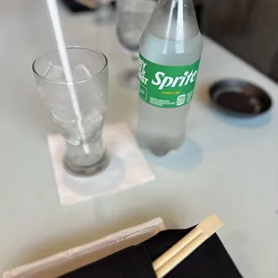 Full size bottled sodas