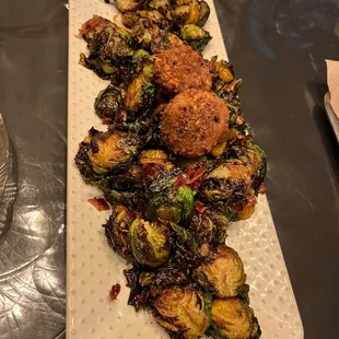 Jacked up brussel sprouts