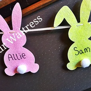 two bunnies on a string