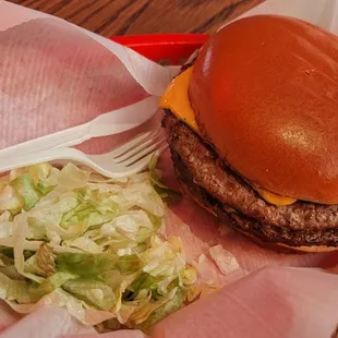 Major double cheeseburger