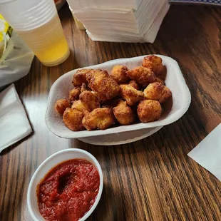 Cheese Curds.