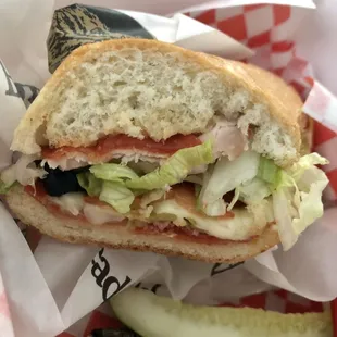 Italian sub, hot grinder