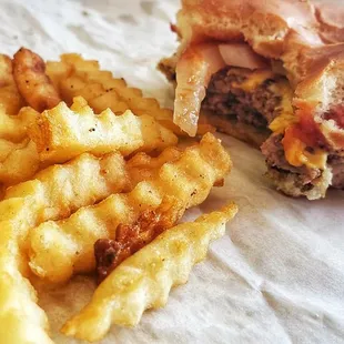 Single Burger Single Burger Combo American Cheese French Fries