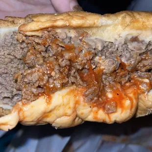 Absolutely yummy, but next time I&apos;ll get extra cheese. Lord of meat!!!