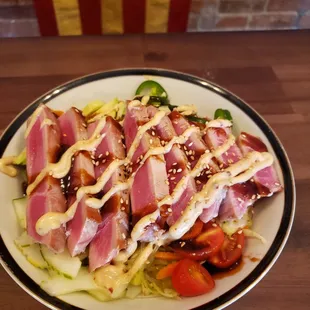 Spicy Ahi Tuna Poke Bowl - $12