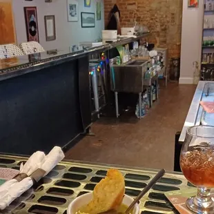 Expanded bar seating as of today.