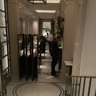 Entry to main dining areas.