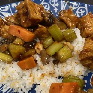General Tso's tofu