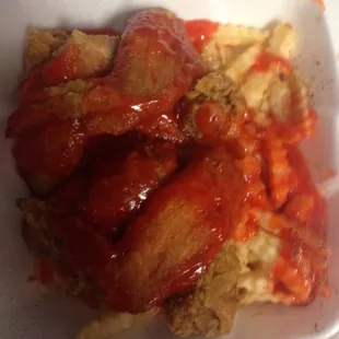 Wings with mumbo sauce