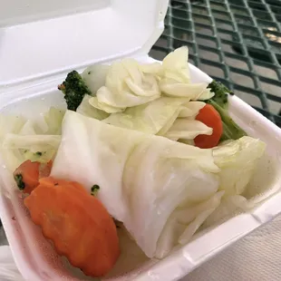 Side of steamed veggies