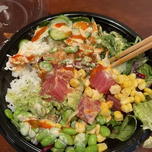 Half and half tuna and salmon Regular Bowl
