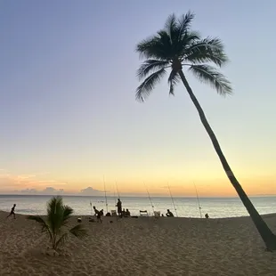 Hanapaa! Shore fishing is a favorite activity of locals. There's always excitement in the air when big fish is caught for dinner.