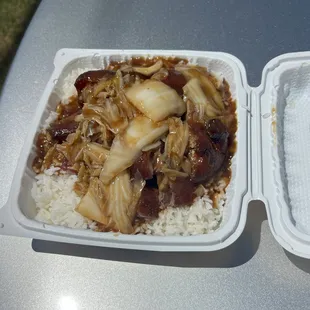 Roast Duck plate with rice