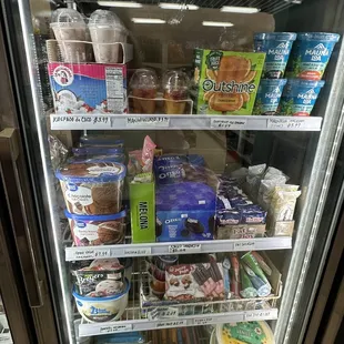 a refrigerator full of food