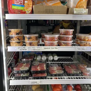 Poke and sashimi to go.