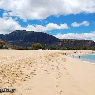 Makaha beach is just a mile down the hill.