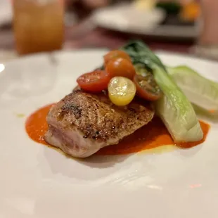 Fresh catch of the day.  Ahi