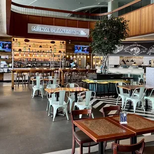 the interior of a restaurant