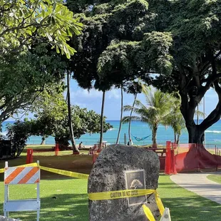 The marker is still standing!