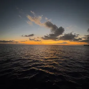 As the sun goes down