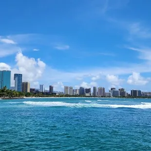 Beautiful views from the catamaran cruise