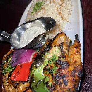 Grilled half chicken!